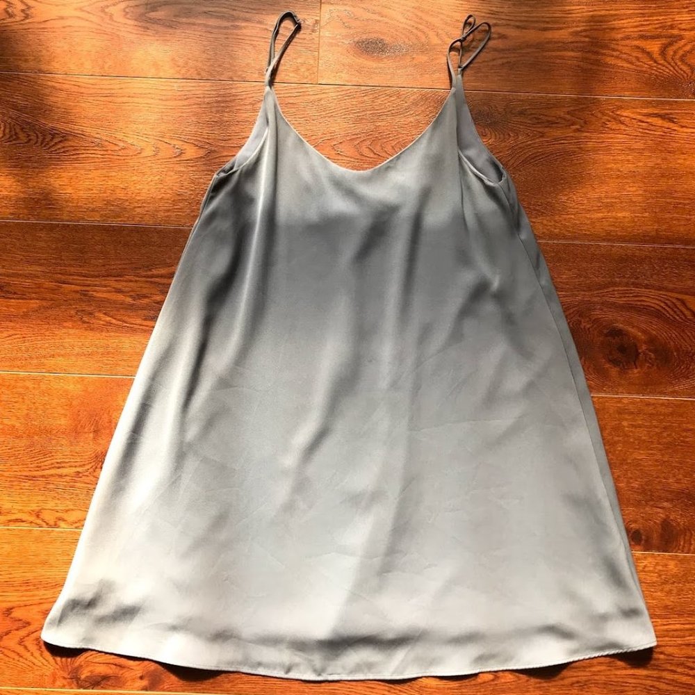Oak + Fort A-Line Powder Blue Dress